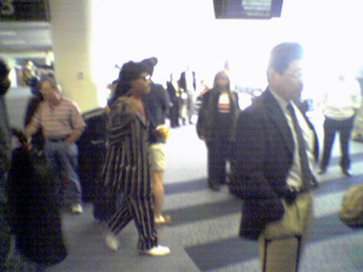 little richard just got on my flight to La