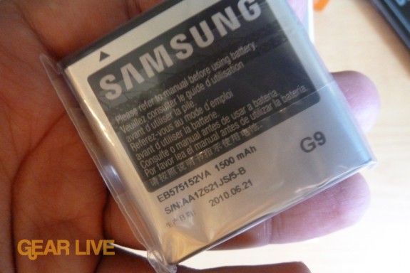 Samsung Captivate battery