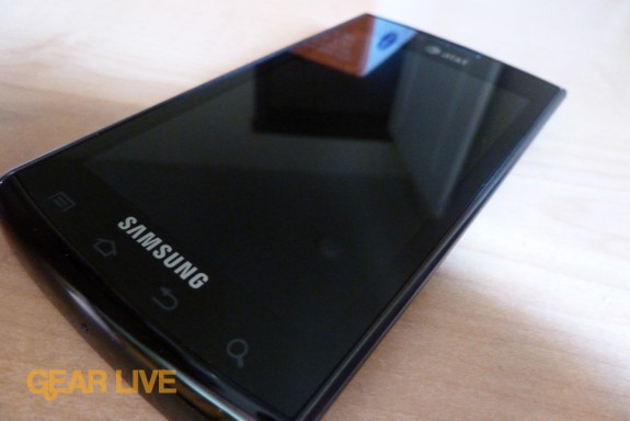 Samsung Captivate out of box