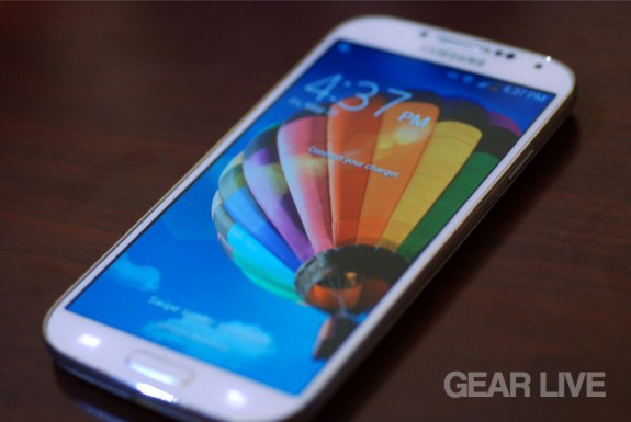 Samsung Galaxy S4 lock screen