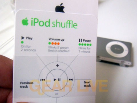 iPod shuffle Instructions Insert