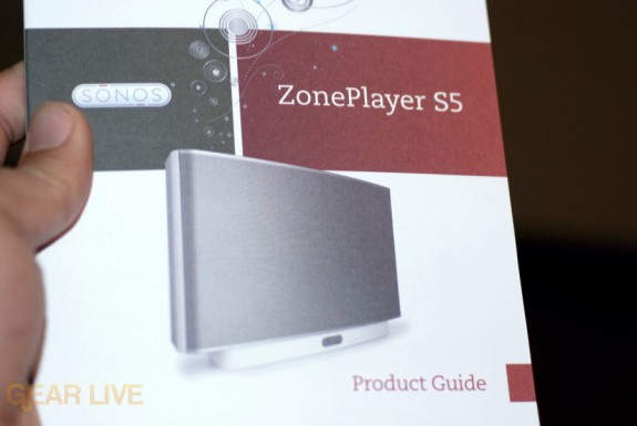 Sonos S5 instruction manual