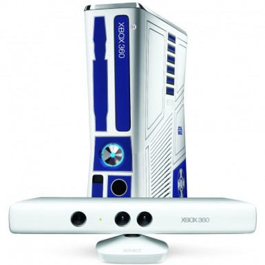 Star Wars Kinect Xbox 360, white Kinect sensor