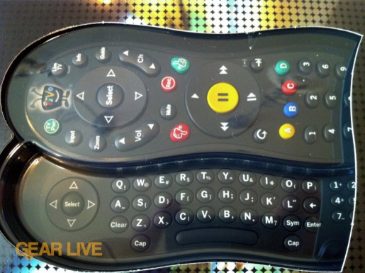 TiVo Slide remote box window