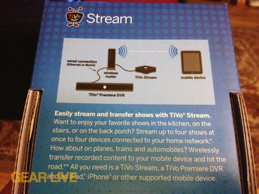 Back of TiVo Stream box