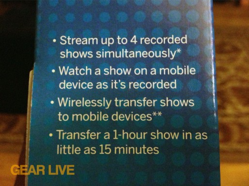 TiVo Stream feature list