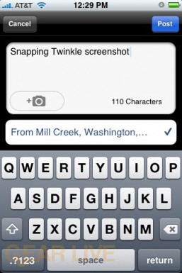 Twinkle Twitter updates