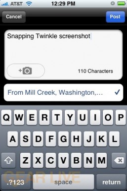 Twinkle Twitter updates