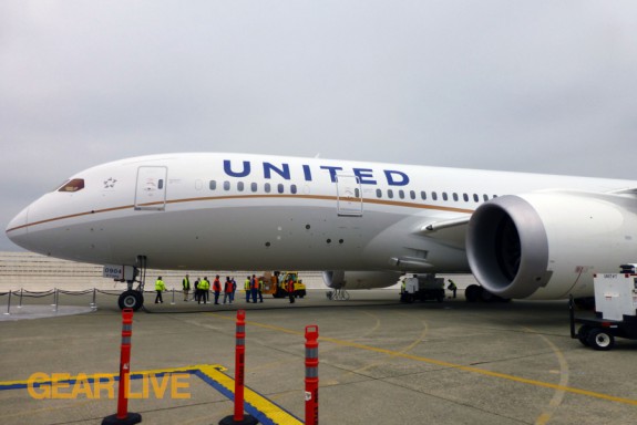 United Boeing 787 Dreamliner