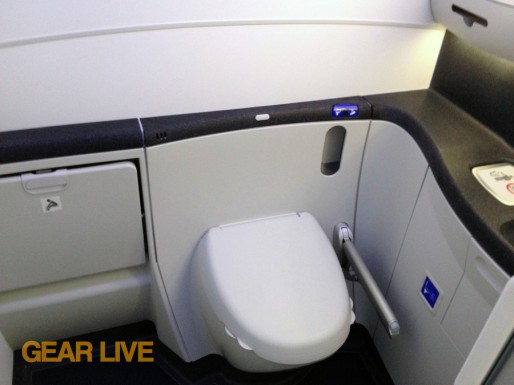 United Boeing 787 Dreamliner Restroom