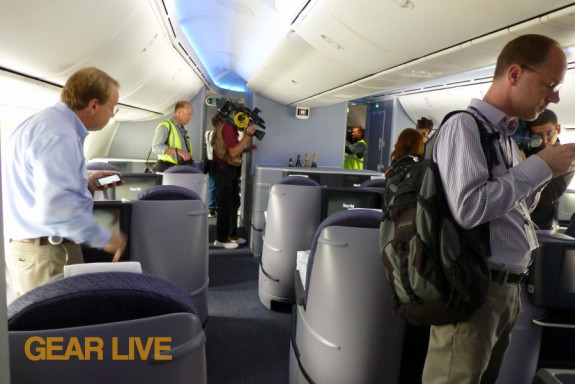 United Boeing 787 Dreamliner Interior