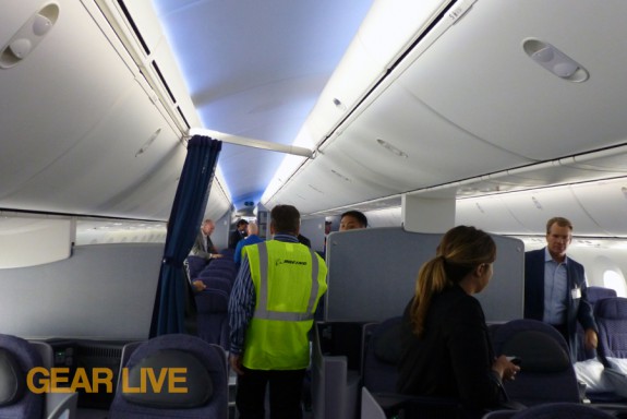 United Boeing 787 Dreamliner Interior