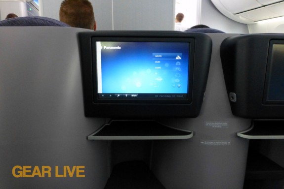 United Boeing 787 Dreamliner Interior