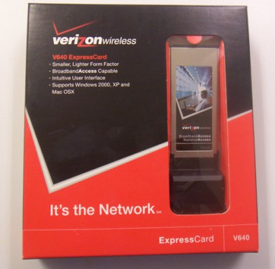 Verizon’s V640 EV-DO ExpressCard!