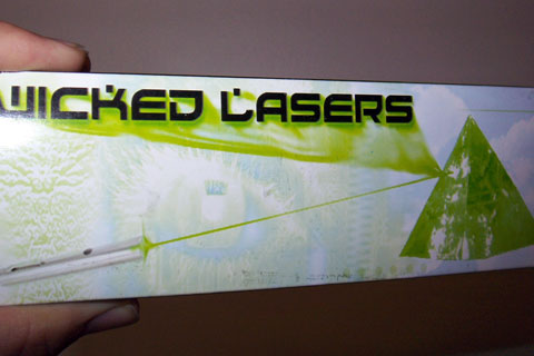 Wicked lasers Packaging