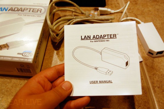 Datel Wii LAN Adapter Manual