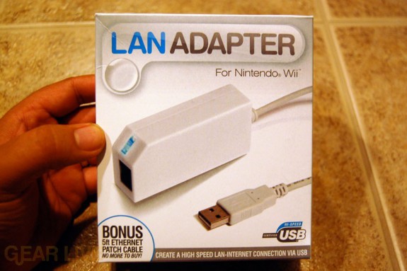 The Datel LAN Adapter for Nintendo Wii