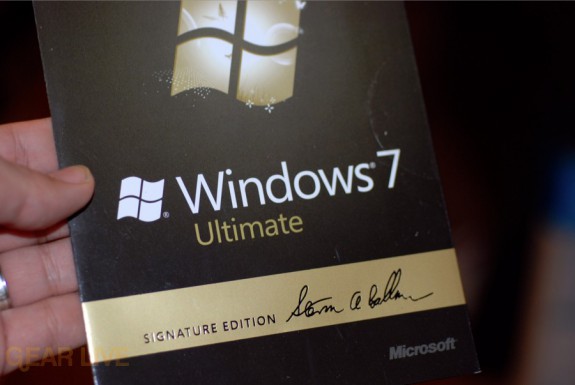 Windows 7 Steve Balmer Signature Edition