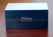Side of iPhone Bluetooth Headset Box