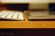 MacBook Air compared to Apple Keyboard