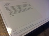 iPad Air box rear