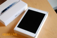 iPad mini box opened