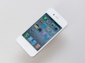 White iPhone 4 face