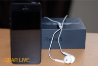 iPhone 5 black & slate with EarPods