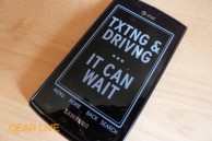 Samsung Captivate Texting and Driving