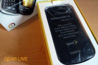 Samsung Epic 4G in box