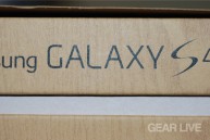 Samsung Galaxy S4 side logo