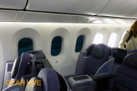 United Boeing 787 Dreamliner Monochromatic Windows