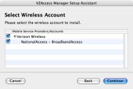 VZAccess Automatically Finds The V640 ExpressCard