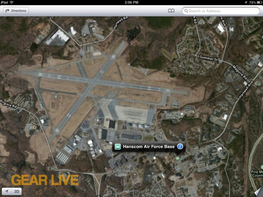 Apple Maps Hanscom Air Force Base