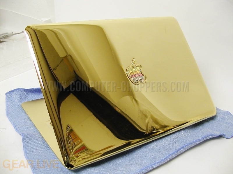 Computer Choppers 24k Gold Macbook Air Computer Choppers 24k Gold Macbook Air