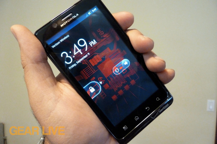 Droid Bionic lock screen Droid Bionic lock screen