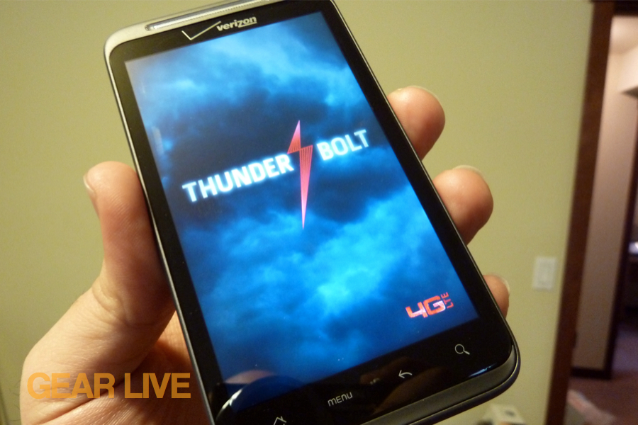HTC Thunderbolt boot animation