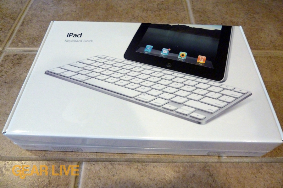 iPad Keyboard Dock front of box iPad Keyboard Dock front of box