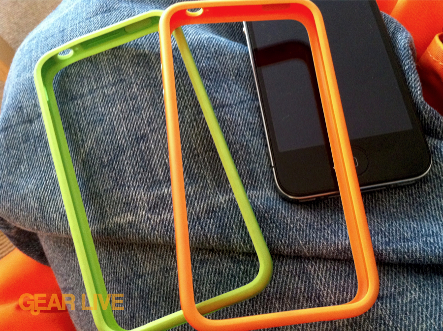 Orange and Green iPhone 4 Bumpers