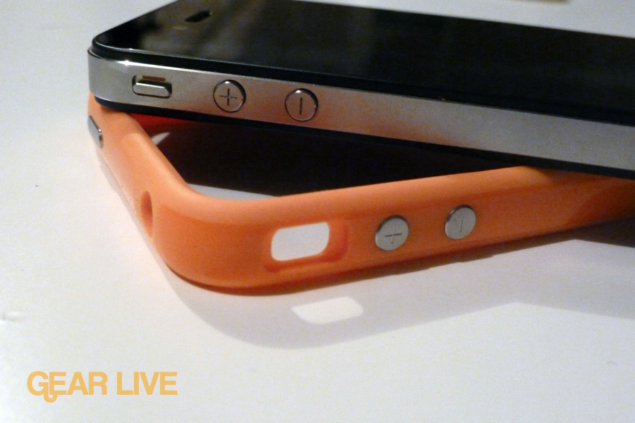 iPhone 4 orange Bumper with iPhone 4 iPhone 4 orange Bumper with iPhone 4