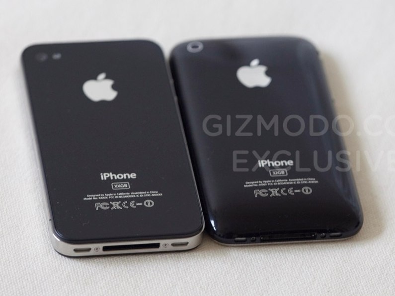 iPhone HD vs iPhone 3GS: The back