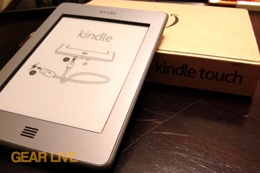 Kindle touch unboxed