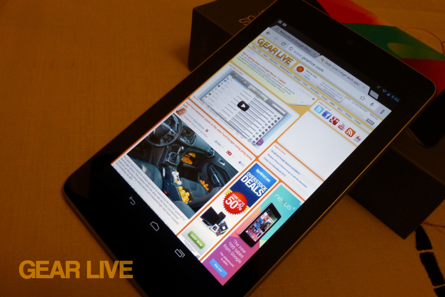 Google Nexus 7 tablet with Jelly Bean Google Nexus 7 tablet with Jelly Bean
