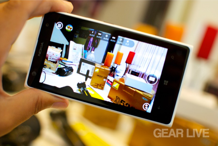 Nokia Lumia 1020 PureView viewfinder Nokia Lumia 1020 PureView viewfinder