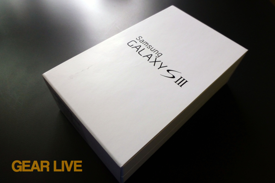 Samsung Galaxy S III box