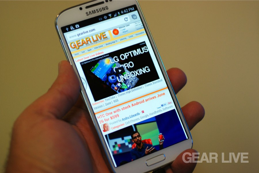 Samsung Galaxy S4 Gear Live Samsung Galaxy S4 Gear Live