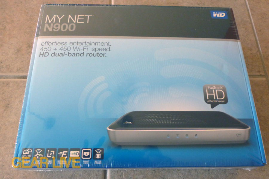 Western Digital My Net N900 HD router box