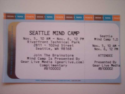 Mind Camp Ticket