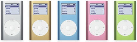 iPod mini Colors